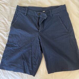 Lululemon Mens ABC Classic Fit 7’’ * WovenAir Navy Blue Shorts - Size 34